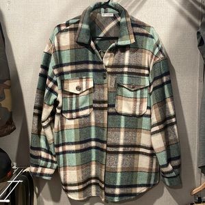 Oversized plaid Shacket